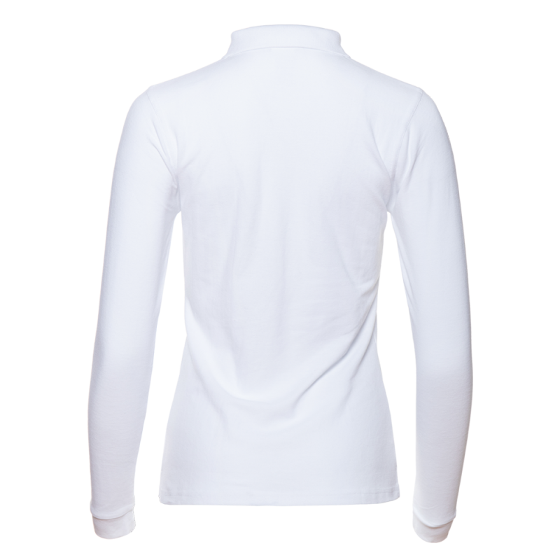 Рубашка поло женская STAN длинный рукав хлопок/полиэстер 185