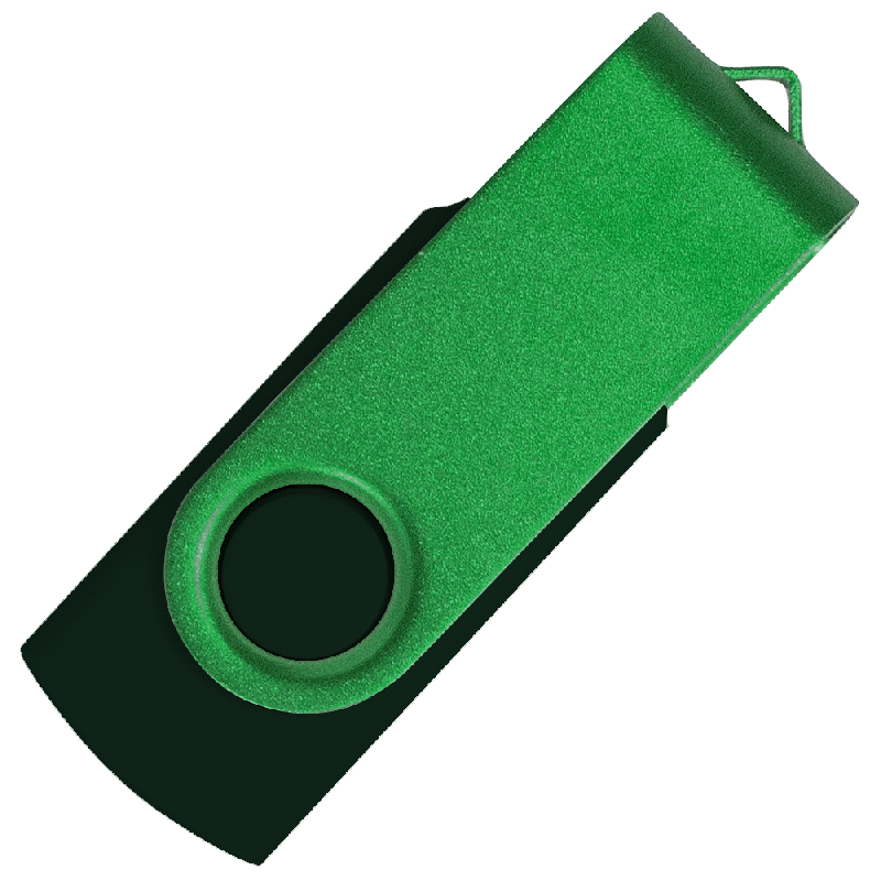 Флеш накопитель USB 2.0 Twister Сolor Mix 16GB, пластик Софт Тачметалл