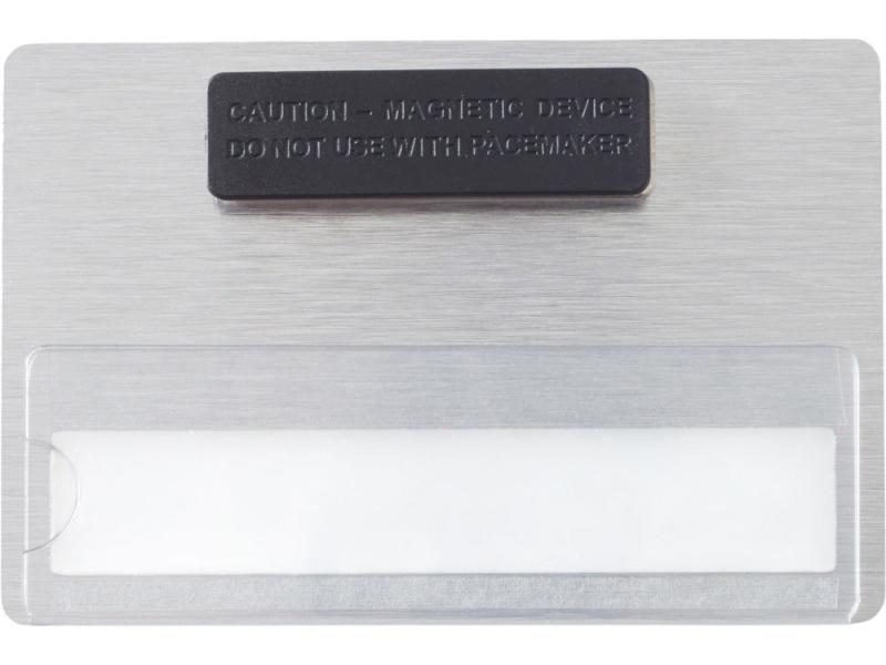 Магнитный металлический бейдж