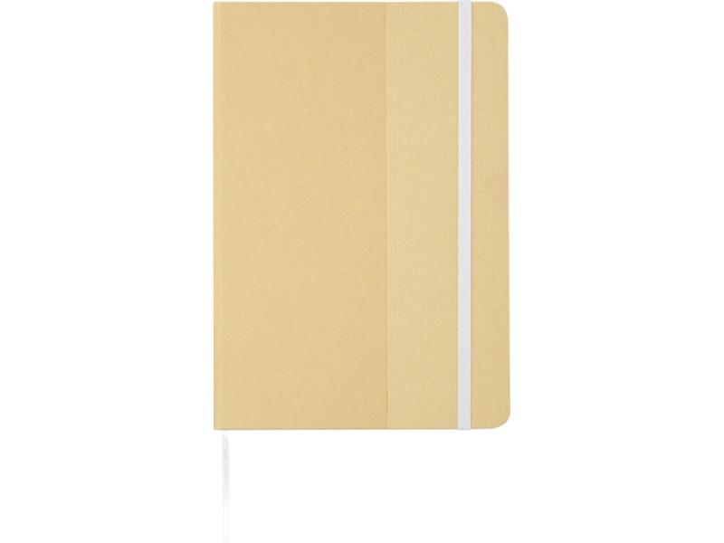 Блокнот A5 Nelida в твердой обложке из переработанного картона