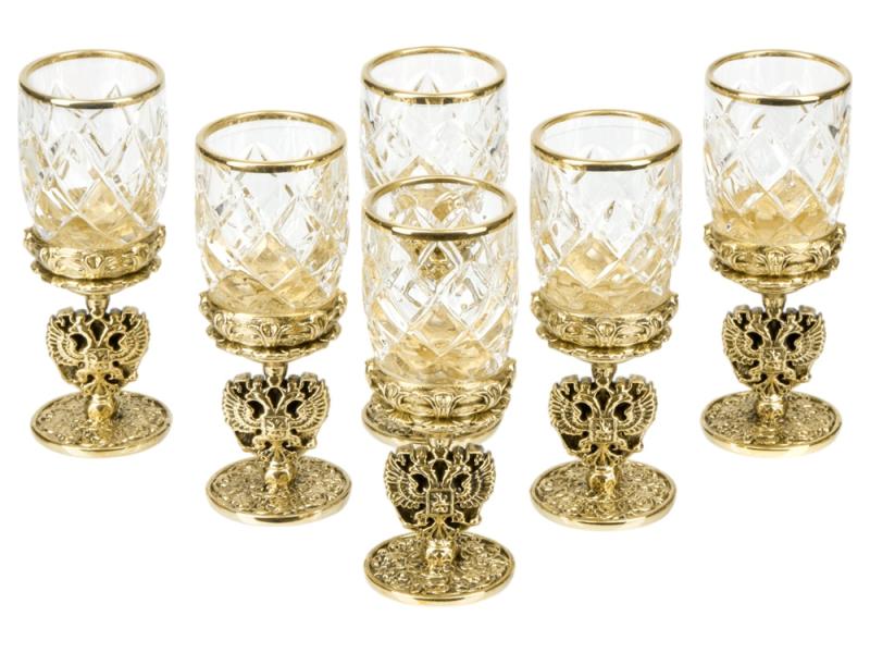 Подарочный набор хрустальных стопок