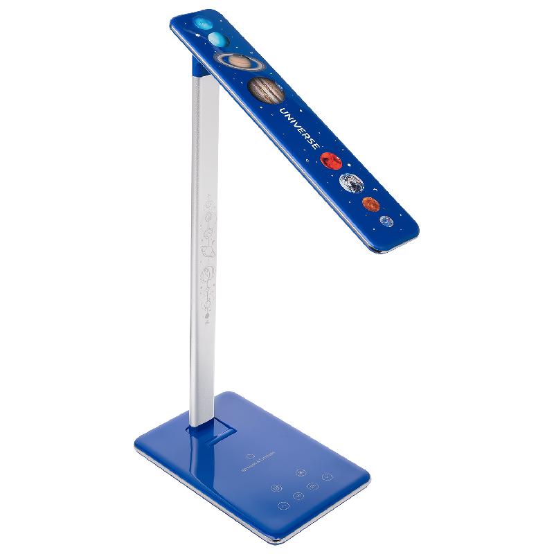 Настольная лампа c беспроводной зарядкой Lumos Ultramarine