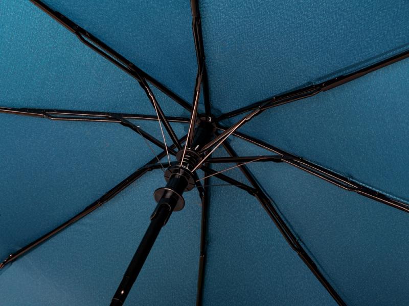 Зонт-полуавтомат складной Roof с куполом из переработанного пластика