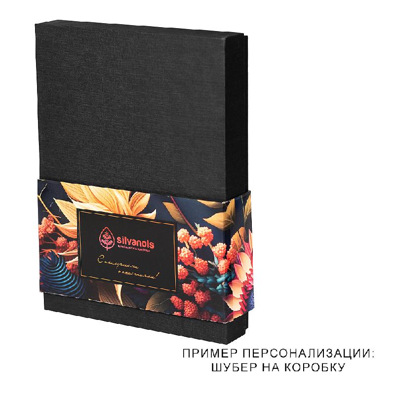 Коробка подарочная, размер 24*17,5*3 см, Solution Superior Linen,  ложемент под два прямоугольных предмета