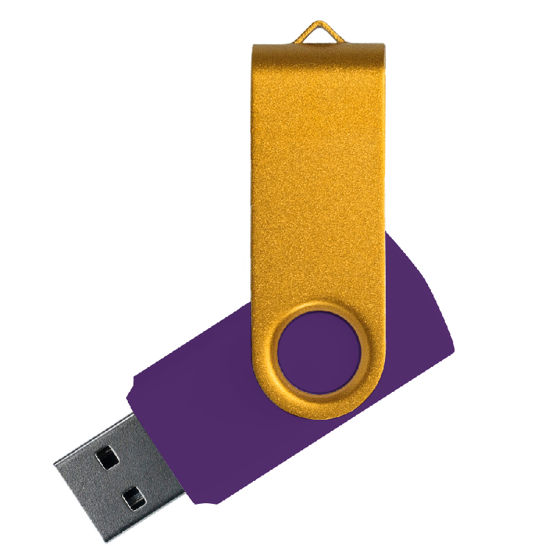 Флеш накопитель USB 2.0 Twister Сolor Mix 16GB, пластик Софт Тачметалл