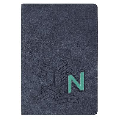 Ежедневник Flexy Tenero Suede Print Sample Jenty A5, недатированный, в гибкой обложке с петлей для ручки