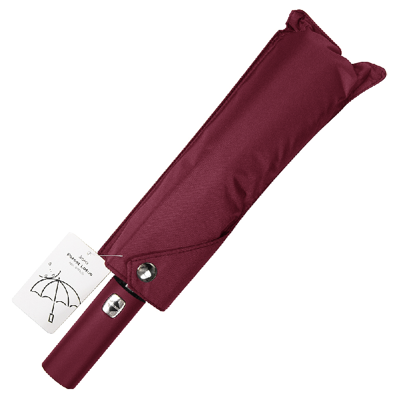 Зонт складной автоматический,  Forest Lotus, диаметр 117 см, 9 панелей, в подарочной коробке