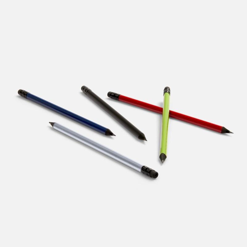 Карандаш простой Triangle Black с ластиком