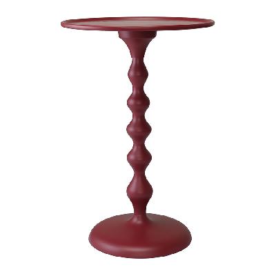 Столик приставной fluid, D38 см, жженый