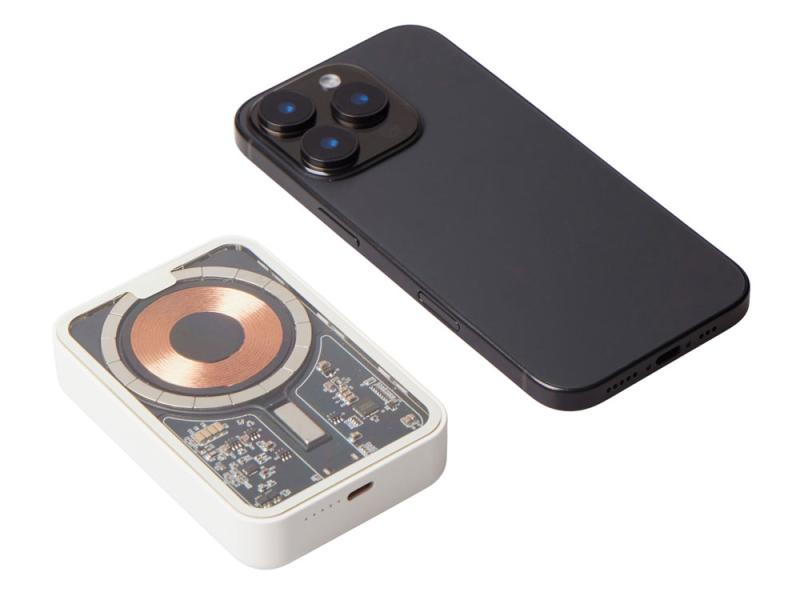 Беспроводной магнитный внешний аккумулятор с QC\PD MagnifIQ, 10000 мАч, 15 Вт