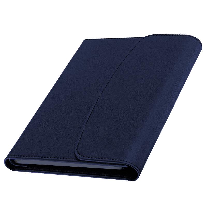 Ежедневник в суперобложке Country Bergamo Synergy A5+, недатированный, в твердой обложке. Синий срез