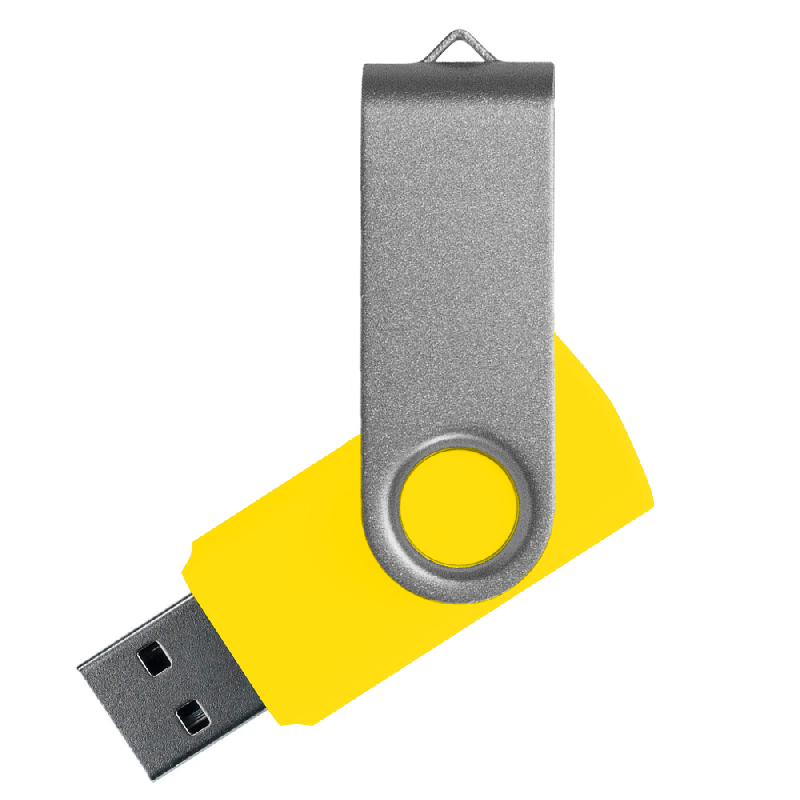 Флеш накопитель USB 2.0 Twister Сolor Mix 16GB, пластик Софт Тачметалл