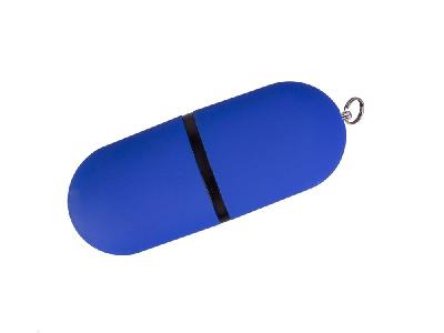 USB 2.0- флешка на 8 Гб Пилюля Soft-touch