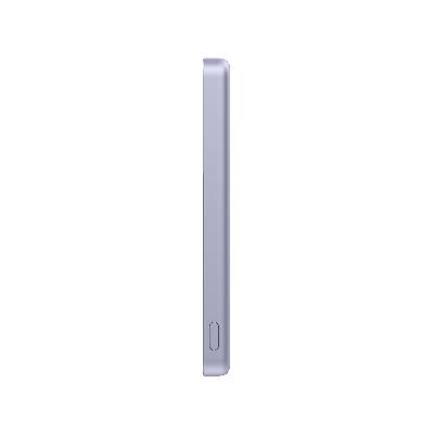 Беспроводной магнитный ПЗУ Xiaomi Super Slim Magnetic Power Bank 5000, фиолетовый