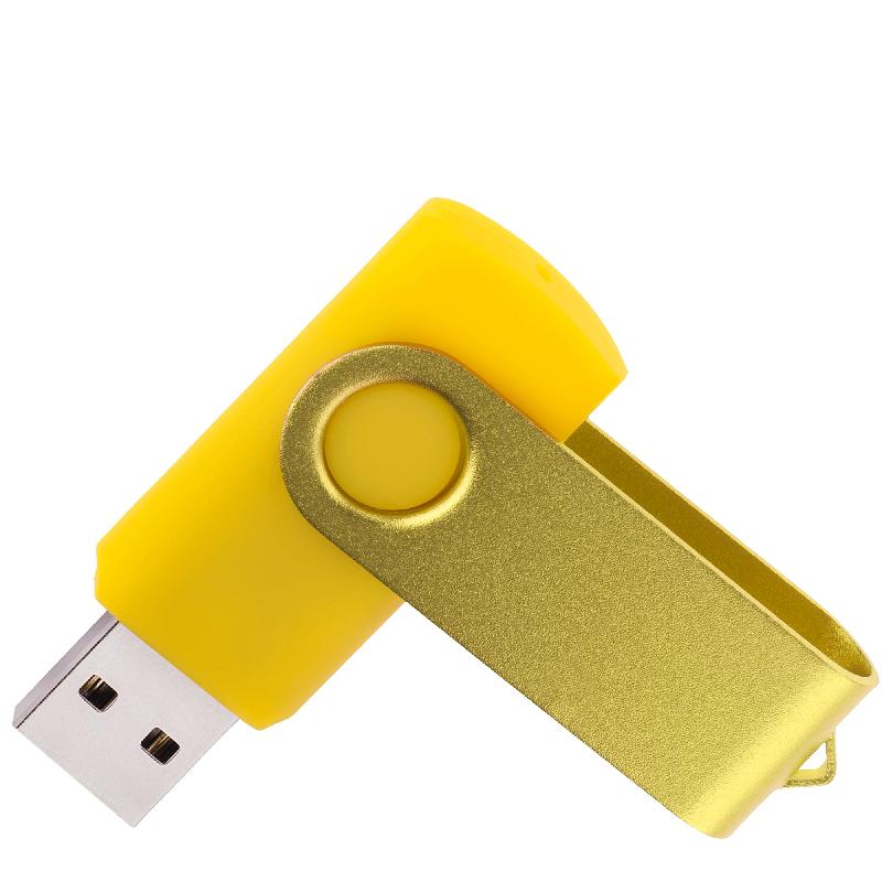 Флеш накопитель USB 2.0 Twister 16GB, пластик Софт Тачметалл