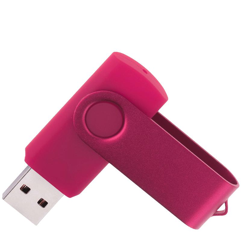 Флеш накопитель USB 2.0 Twister 16GB, пластик Софт Тачметалл