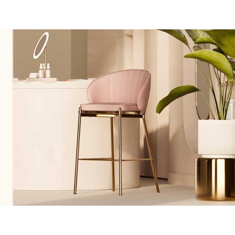 Стул барный coral, велюр