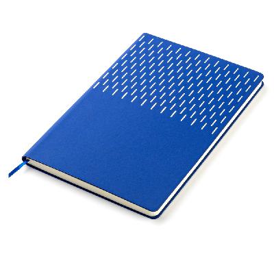 Ежедневник A5 недатированный Esmeralda в мягком переплёте, синий с серебристым