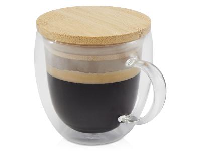 Кружка с бамбуковой крышкой Lenora