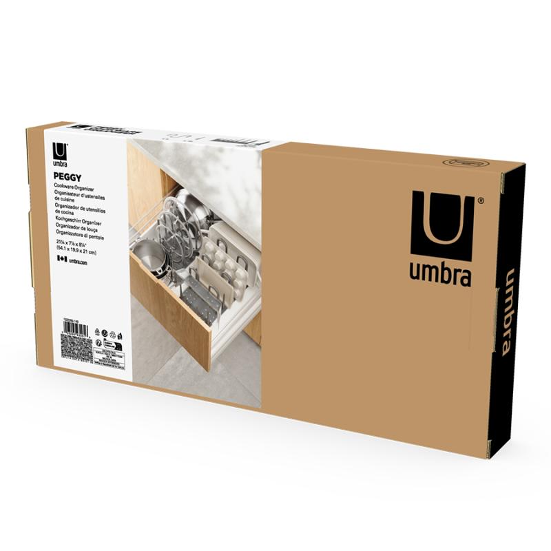 Органайзер для посуды и столовых приборов peggy, 20х55 см