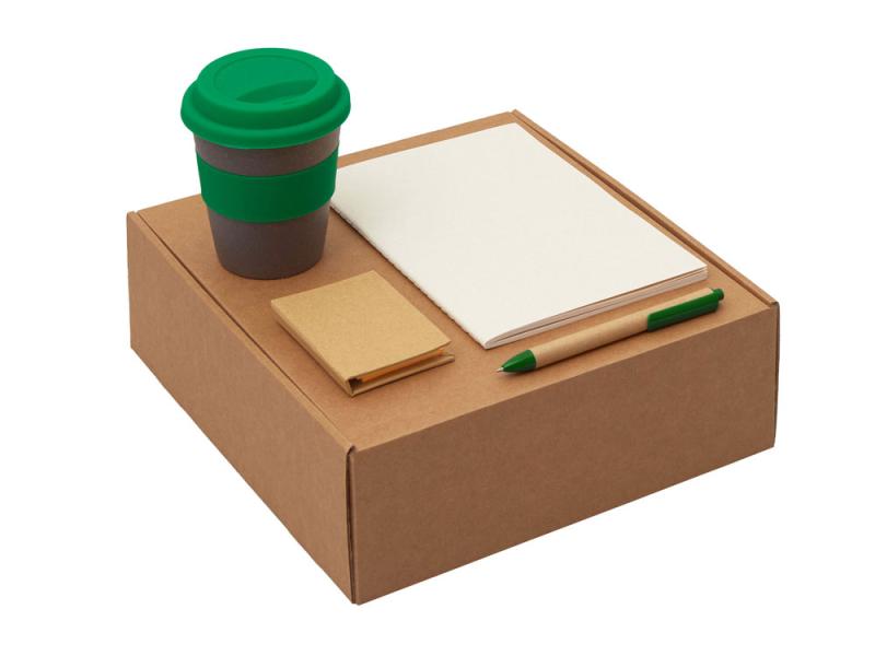 Набор Halm с блокнотом, ручкой и стаканом