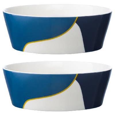 Набор из двух салатников  с авторским принтом из коллекции freak fruit, 16см