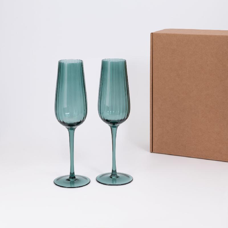 Подарочный набор 2 бокала для шампанского Capri