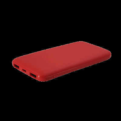 Внешний аккумулятор Bplanner Power 2 ST, софт-тач, 10000 mAh (Красный)