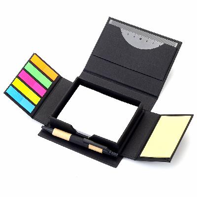 Набор для записей со стикерами Notora, черный