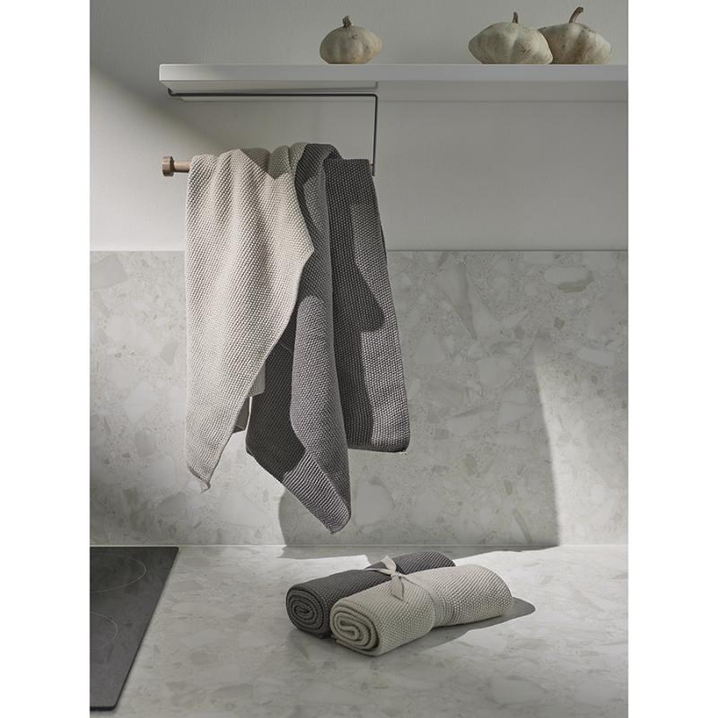 Набор из двух кухонных вязаных полотенец из коллекции essential