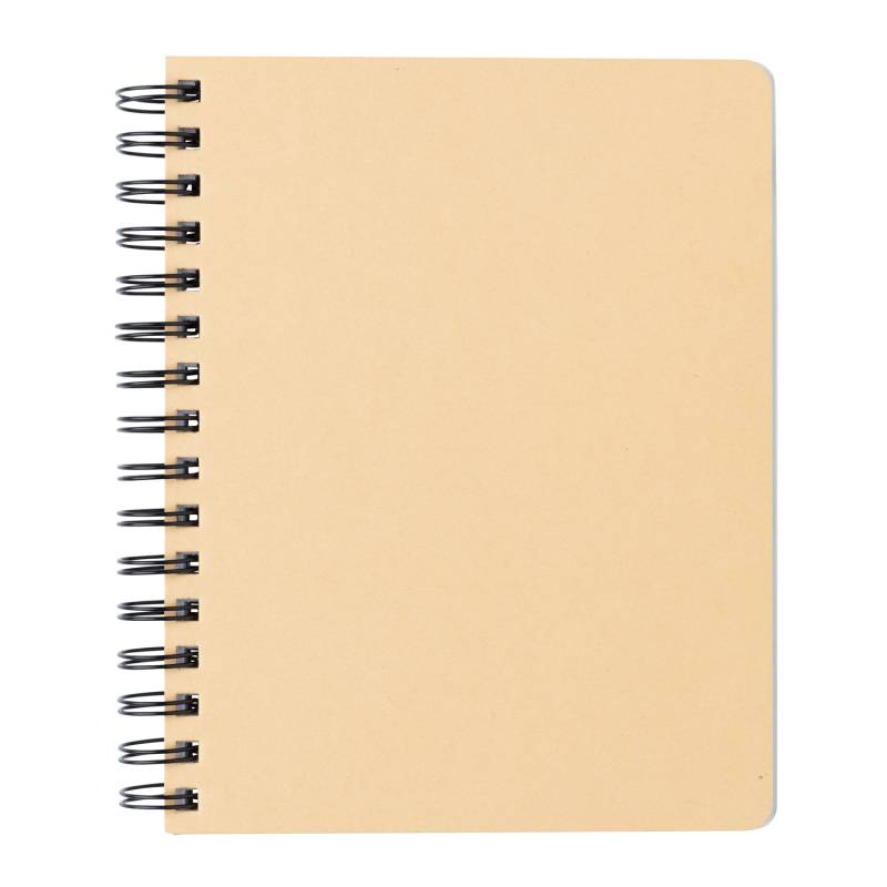 Блокнот на спирали Kraft со стикерами, А5