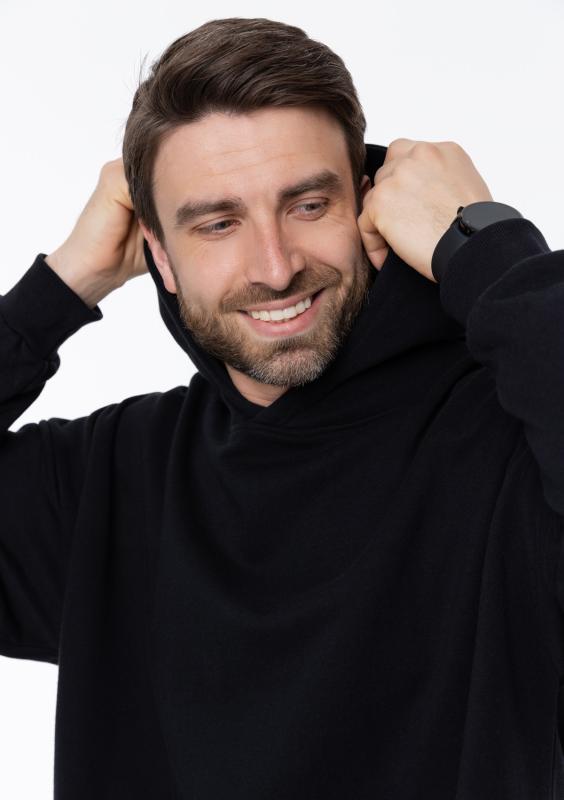 Худи унисекс STAN оверсайз футер без начёса 350