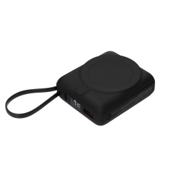 Внешний аккумулятор с подсветкой Риттер PD (Ritter PD) 10000mAh с функцией беспроводной зарядки 15W