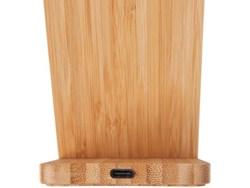 Беспроводное зарядное устройство 2-в-1 с подсветкой лого Reedia S4, 15 Вт