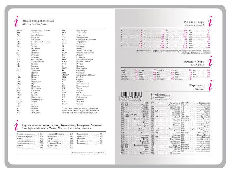 Ежедневник недатированный А5+ Россия. Флаг