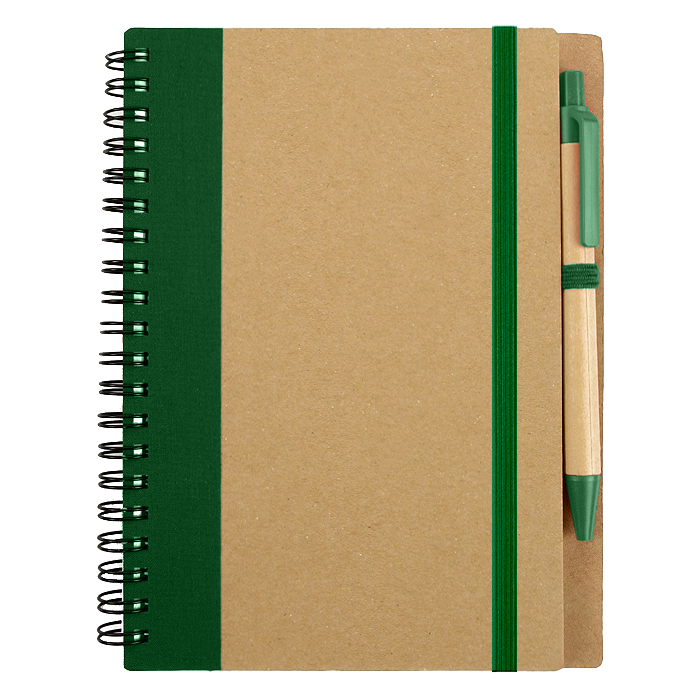 Блокнот B6 Easy Way, на пружине, в твердой обложке, c ручкой