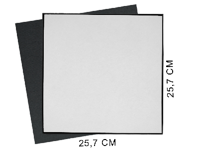 Коробка подарочная Solution Superior Alfa Fabrique, под индивидуальную вырубку, 25,7x25,7x2,8 см,  ложемент