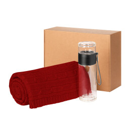 Подарочный набор Terso, Fado,  (плед, термобутылка)