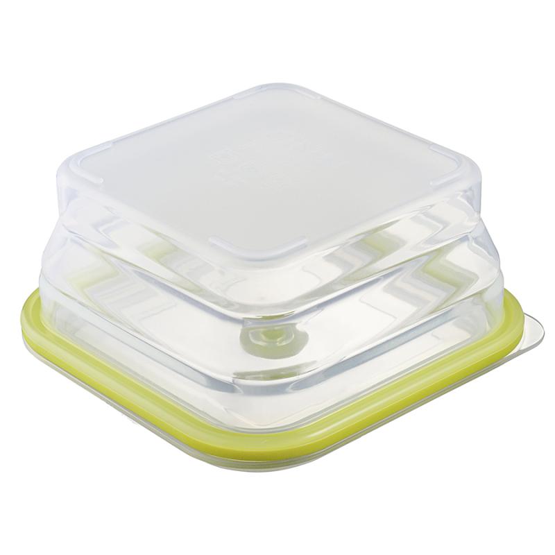 Контейнер для переноски и хранения силикон квадратный складной silikobox, 900 мл