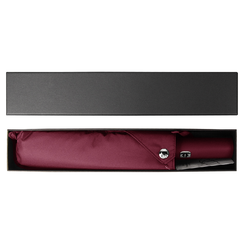 Зонт складной автоматический,  Forest Lotus, диаметр 117 см, 9 панелей, в подарочной коробке