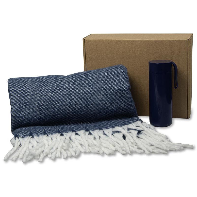 Набор подарочный Solution Duo (плед Super Soft Nature, термокружка  Бастион )