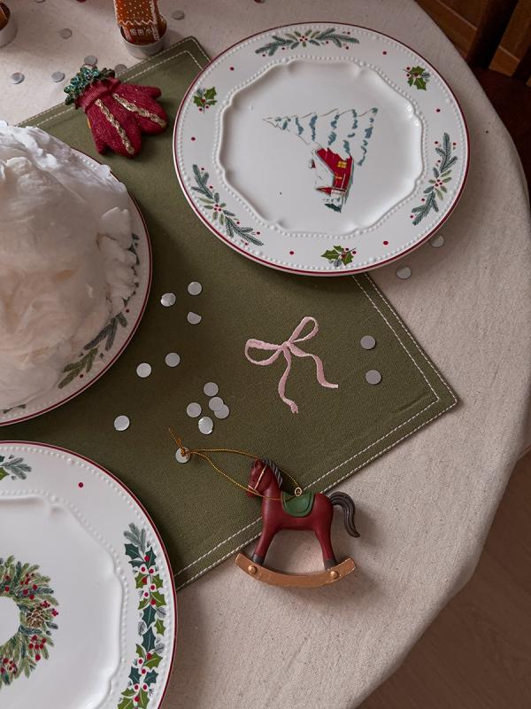 Набор ёлочных украшений classic christmas charm из коллекции new year essential, 4 шт.