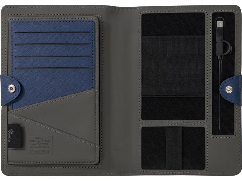 Органайзер с функцией беспроводной зарядки Manner, 5000 mAh