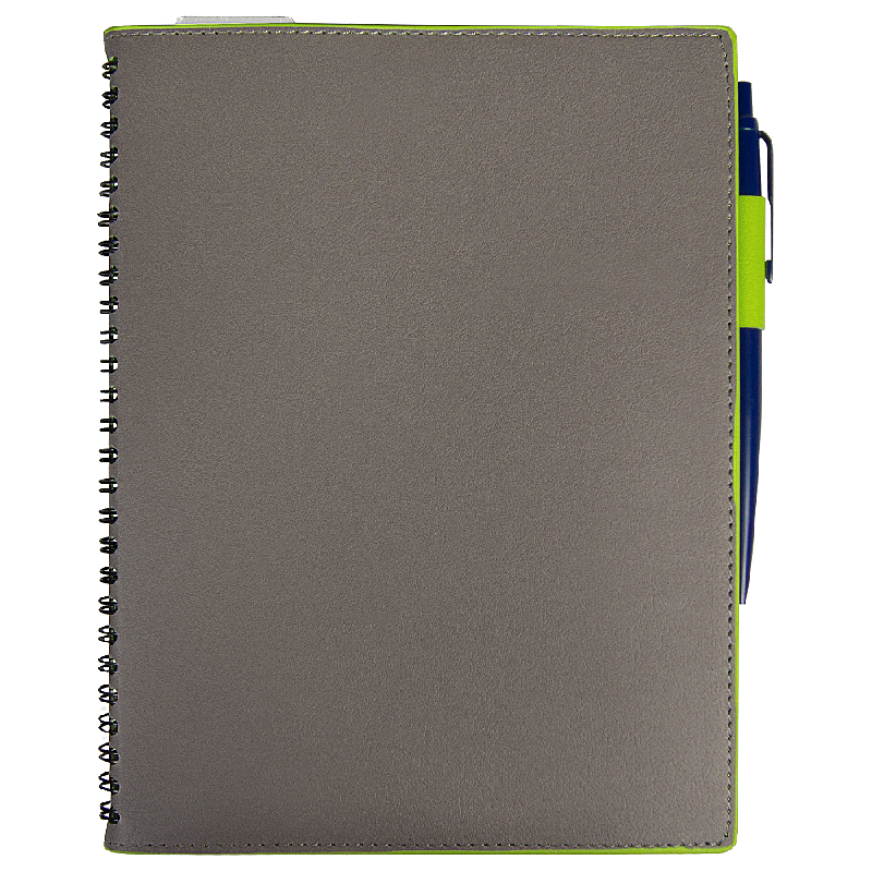 Ежедневник Flexy Verde Sivilia B5 на пружине, недатированный, в гибкой обложке