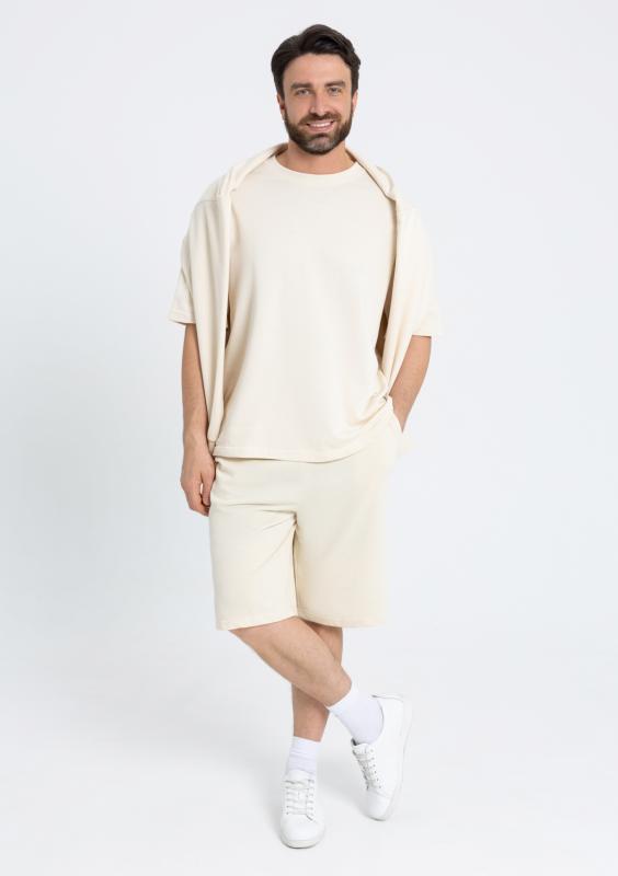 Свитшот унисекс STAN футер без начёса, 350, 96, Молочный (11)