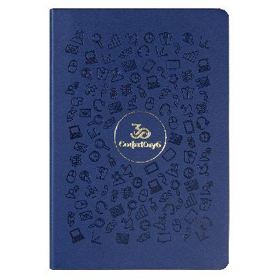 Ежедневник Flexy Latte Color Print Sample СофтКлуб А5, недатированный, в гибкой обложке