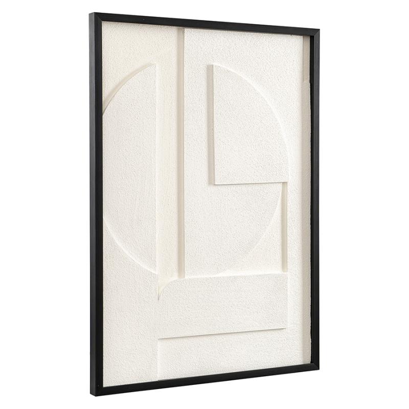 Панно декоративное с эффектом 3d minimalism, с черной рамой, 50х70 см