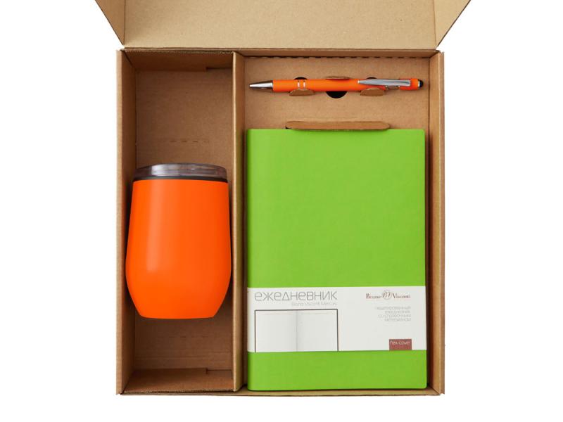 Набор Writea с ежедневником, ручкой и термокружкой