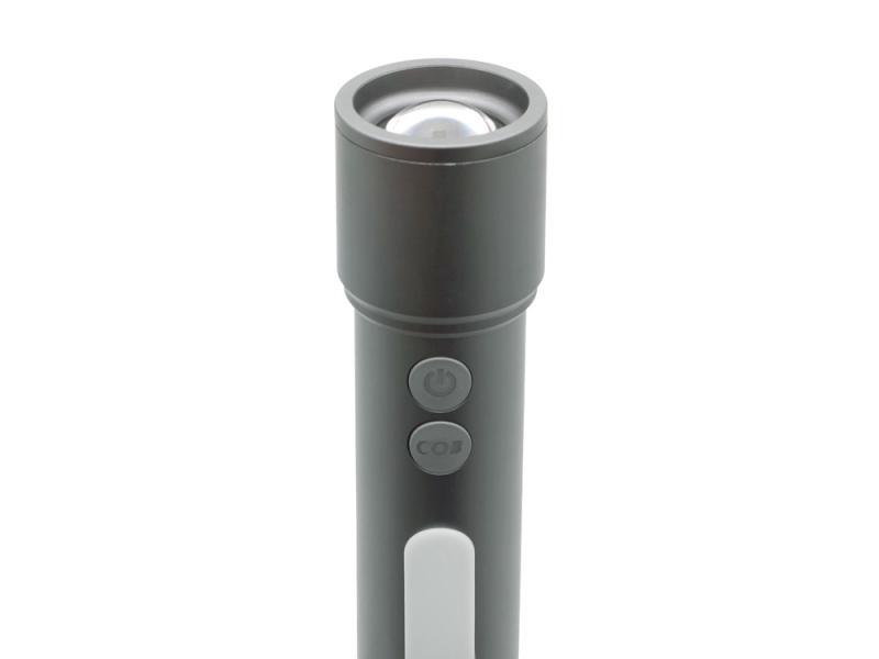 Фонарь аккумуляторный с регулируемым фокусом Vortez, 9 режимов, 650 Лм