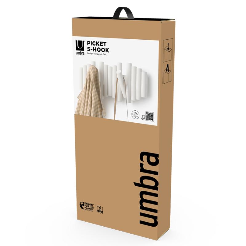 Вешалка настенная picket, 5 крючков